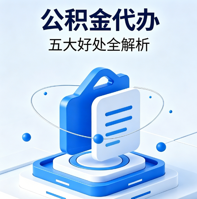 毕节公积金代办到底值不值？这5大好处让你少走弯路